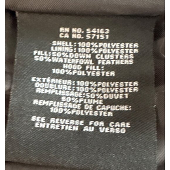 Cole Haan Coat Womens Med Black Puffer Quilted Down Zip Pockets Hooded - Picture 4 of 9